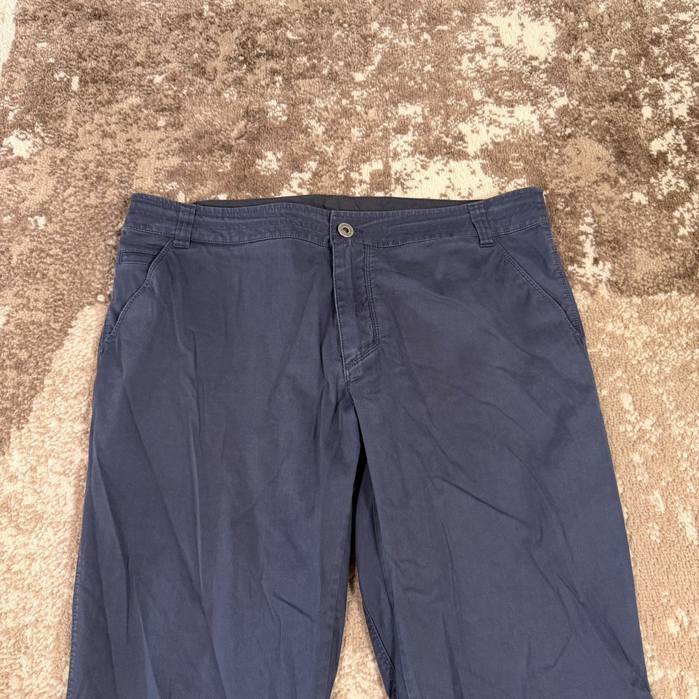 Kuhl Resistor Lite Pants Mens 38x32 Blue Stretch Chino Hiking Travel Casual Dad - Picture 2 of 9